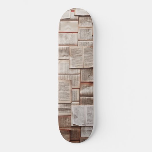 Skateboard Livres vintages (Recto)