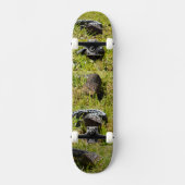 Skateboard Lizards de langue bleue australienne, jeu de skate (Recto)