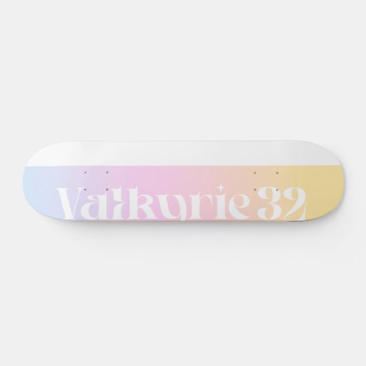 Skateboard Logo Creamsicle Sunset (Horz)