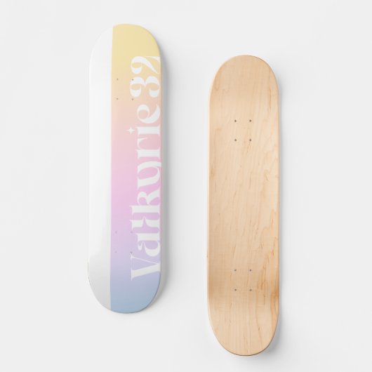 Skateboard Logo Creamsicle Sunset (Recto)