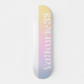 Skateboard Logo Creamsicle Sunset (Devant)
