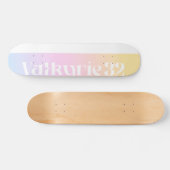 Skateboard Logo Crème Sunset (Horz)
