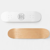 Skateboard Logo de marque d'entreprise moderne (Horz)