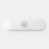 Skateboard Logo de marque d'entreprise moderne (Horz)