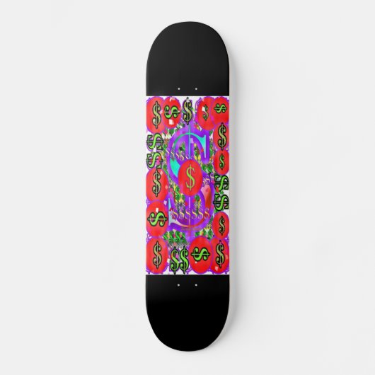 Skateboard Logo Money Noir (Recto)