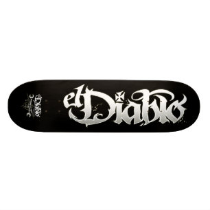 Skateboard Logo original ; Le Diable Magazine   Skate Deck