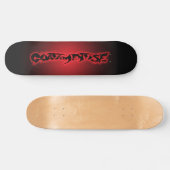 Skateboard Logo Planche à Roulettes Goatamentise (Horz)