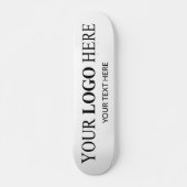 Skateboard Logo promotionnel personnalisé - Pas de commande m (Devant)