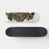 Skateboard logo schimeri rasta (Horz)