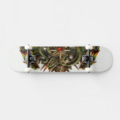 Skateboard logo schimeri rasta (Horz)
