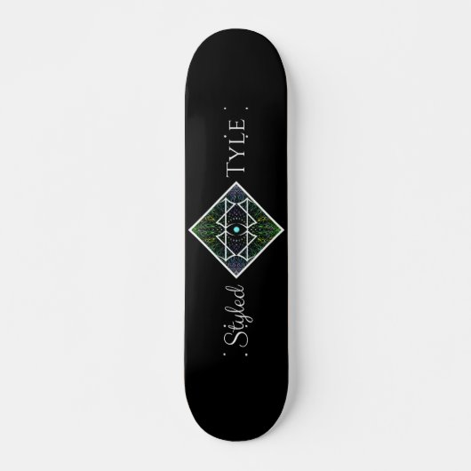 Skateboard Logo Tyle stylisé (Devant)