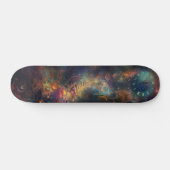 Skateboard Loin Galaxy Dans Le Temps Patinage (Horz)