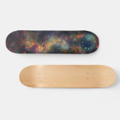 Skateboard Loin Galaxy Dans Le Temps Patinage (Horz)