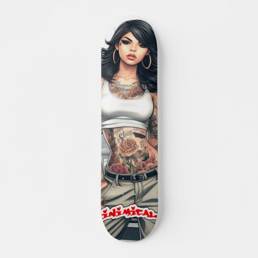 Skateboard Lola inimique (Devant)