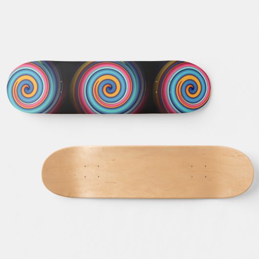 Skateboard Lollipop Abstraite (Horz)