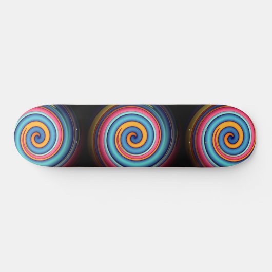 Skateboard Lollipop Abstraite (Horz)