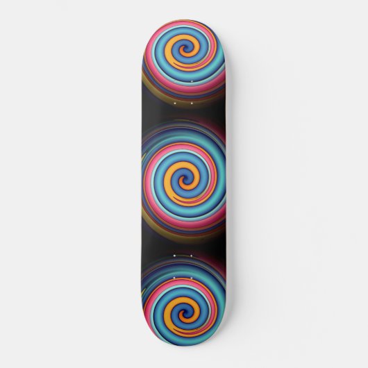 Skateboard Lollipop Abstraite (Recto)