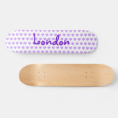 Skateboard Londres en violet (Horz)