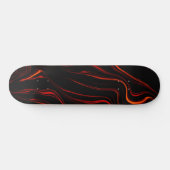 Skateboard Longue trace rouge sur l'arrière - plan noir (Horz)