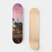 Skateboard Los Angeles at Night violet club (Recto)