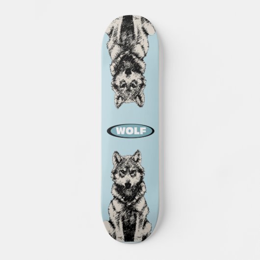 Skateboard loup (Recto)