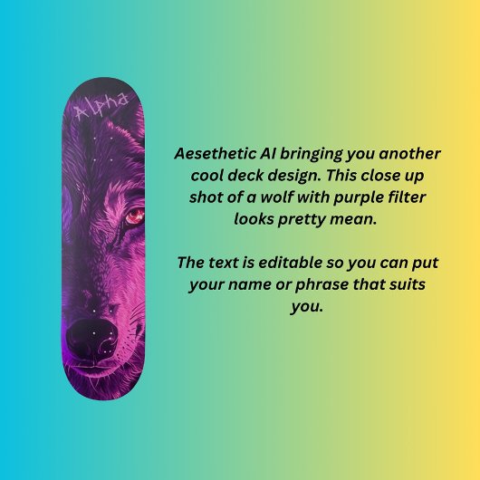 Skateboard Loup Alpha