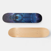 Skateboard loup bleu (Horz)