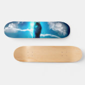 Skateboard Loup dans l'orage (Horz)