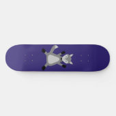 Skateboard Loup d'Halloween mignon (Horz)
