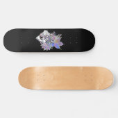 Skateboard Loup floral I (Horz)