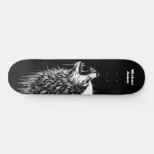 Skateboard Loup solitaire personnalisé (Horz)