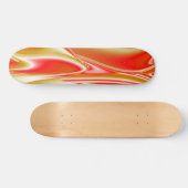 Skateboard Love and Gold Abstrait 3D Rainbowart (Horz)