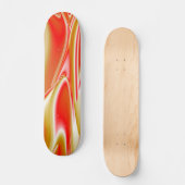 Skateboard Love and Gold Abstrait 3D Rainbowart (Recto)