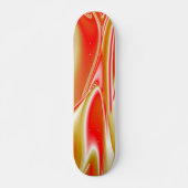Skateboard Love and Gold Abstrait 3D Rainbowart (Devant)