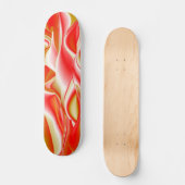 Skateboard Love and Gold Abstrait 3D Rainbowart (Recto)