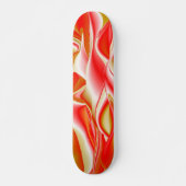 Skateboard Love and Gold Abstrait 3D Rainbowart (Devant)