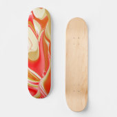 Skateboard Love and Gold Abstrait 3D Rainbowart (Recto)