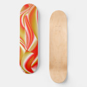 Skateboard Love and Gold Abstrait 3D Rainbowart (Recto)