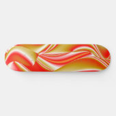 Skateboard Love and Gold Abstrait 3D Rainbowart (Horz)