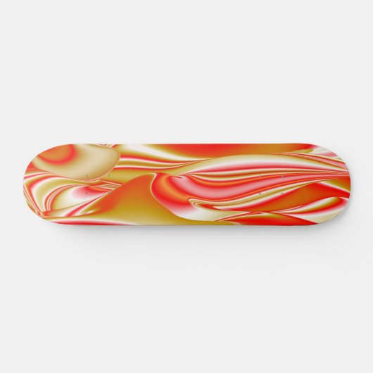 Skateboard Love and Gold Abstrait 3D Rainbowart (Horz)