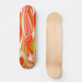 Skateboard Love and Gold Abstrait 3D Rainbowart (Recto)