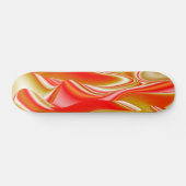 Skateboard Love and Gold Abstrait 3D Rainbowart (Horz)