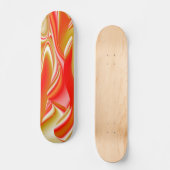 Skateboard Love and Gold Abstrait 3D Rainbowart (Recto)
