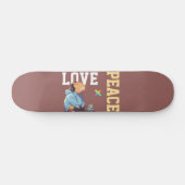 Skateboard LOVE × CAPYBARA - Custom (Horz)