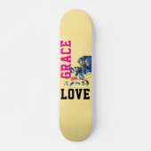 Skateboard LOVE × GIRAFFE - Custom (Devant)