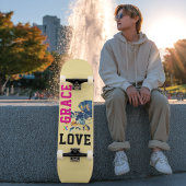 Skateboard LOVE × GIRAFFE - Custom