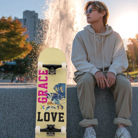 Skateboard LOVE × GIRAFFE - Custom