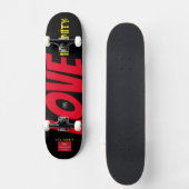 SKATEBOARD LOVE INFINITY SKATEBOARDS/ JMT USA PLANCHES À RO (Recto)