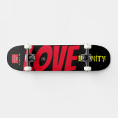 SKATEBOARD LOVE INFINITY SKATEBOARDS/ JMT USA PLANCHES À RO (Horz)