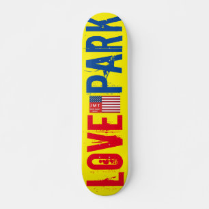 Skateboard LOVE PARK Skateboard, pont de 7¾ po